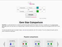 Tablet Screenshot of gemsize.org